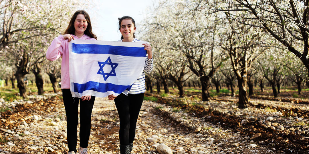 Walking with Flag